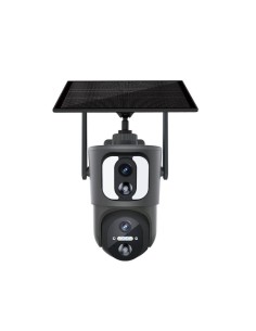 Cámara de vigilancia Escam QF390 Negro Dual Full HD WiFi Solar 2