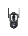 Cámara de vigilancia Escam QF390 Negro Dual Full HD WiFi Solar