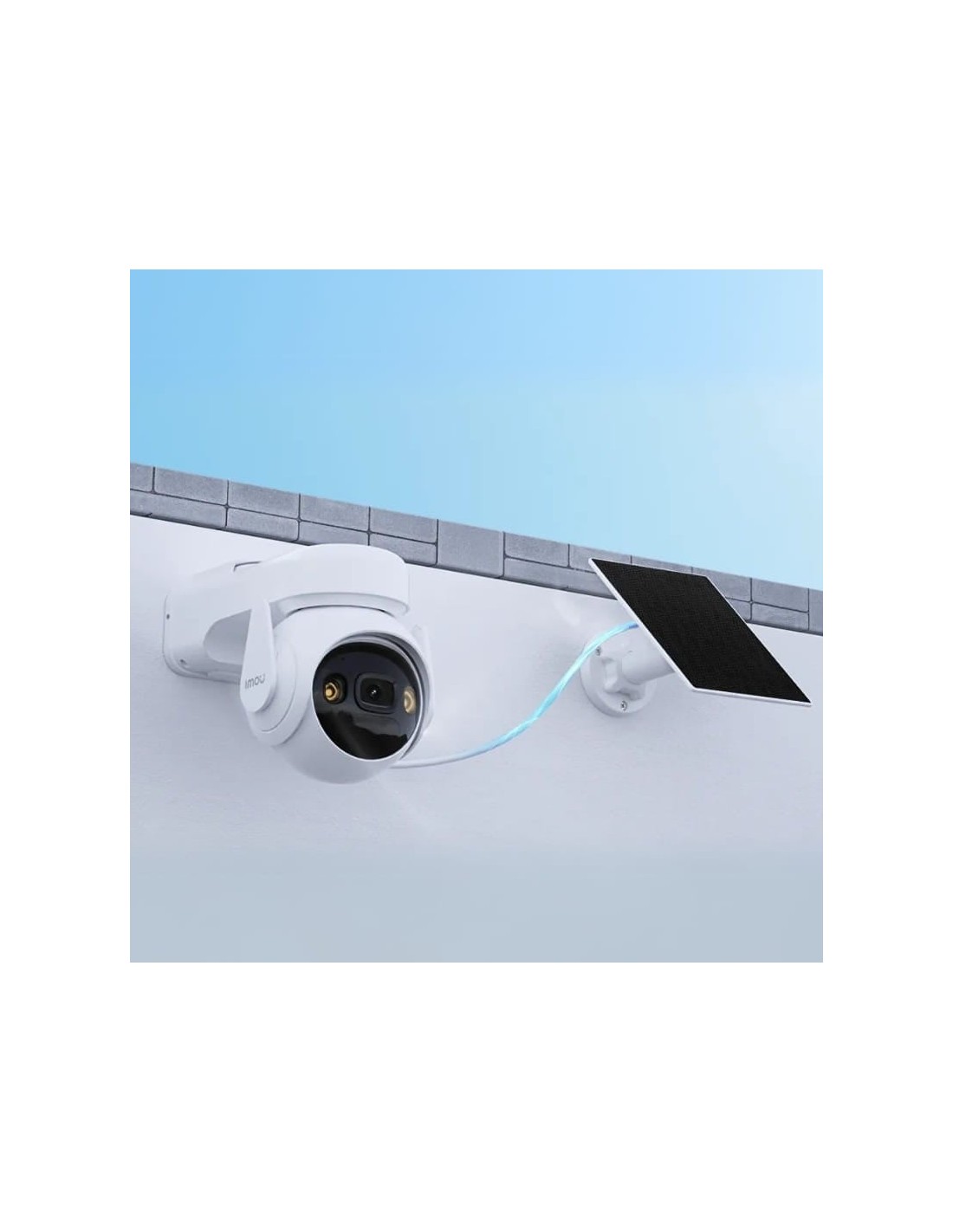 Cámara de vigilancia IMOU Cell PT Kit Blanco 3MP Solar IP66 en Logroño