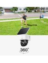 Cámara de vigilancia Eufy SoloCam S340 Blanco 3K WiFi Solar en Logroño