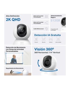 Cámara de vigilancia TP-Link Tapo C220 2K Interior en Logroño 2