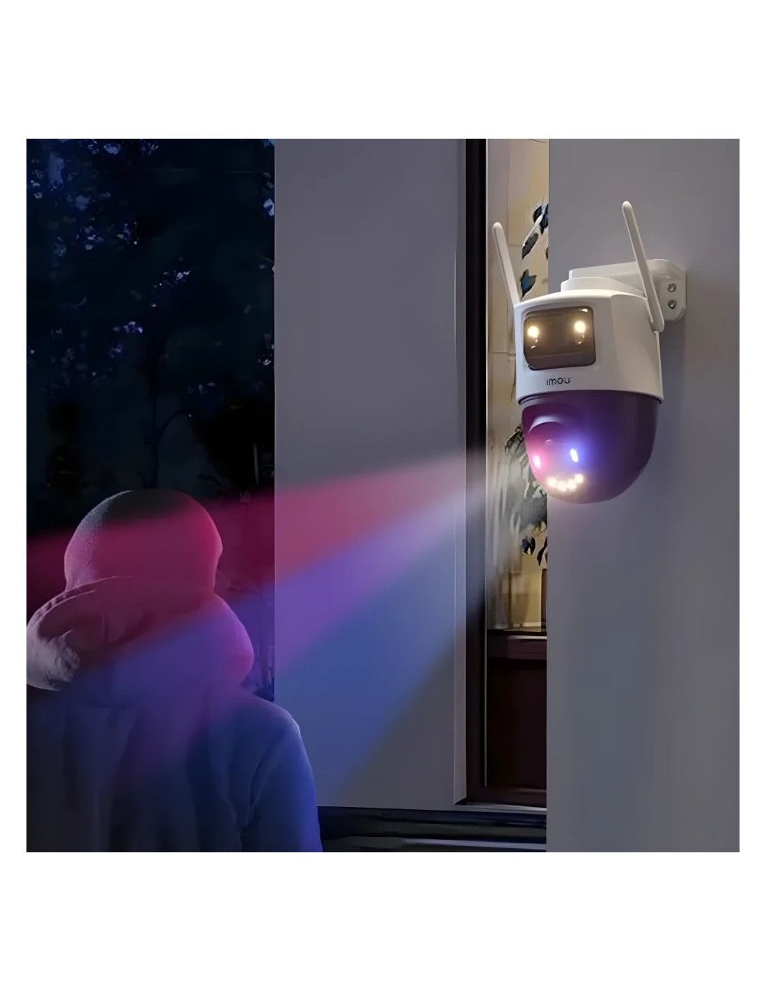 Cámara de vigilancia IMOU Cruiser Dual 2 Pro 4MP WiFi visión nocturna 