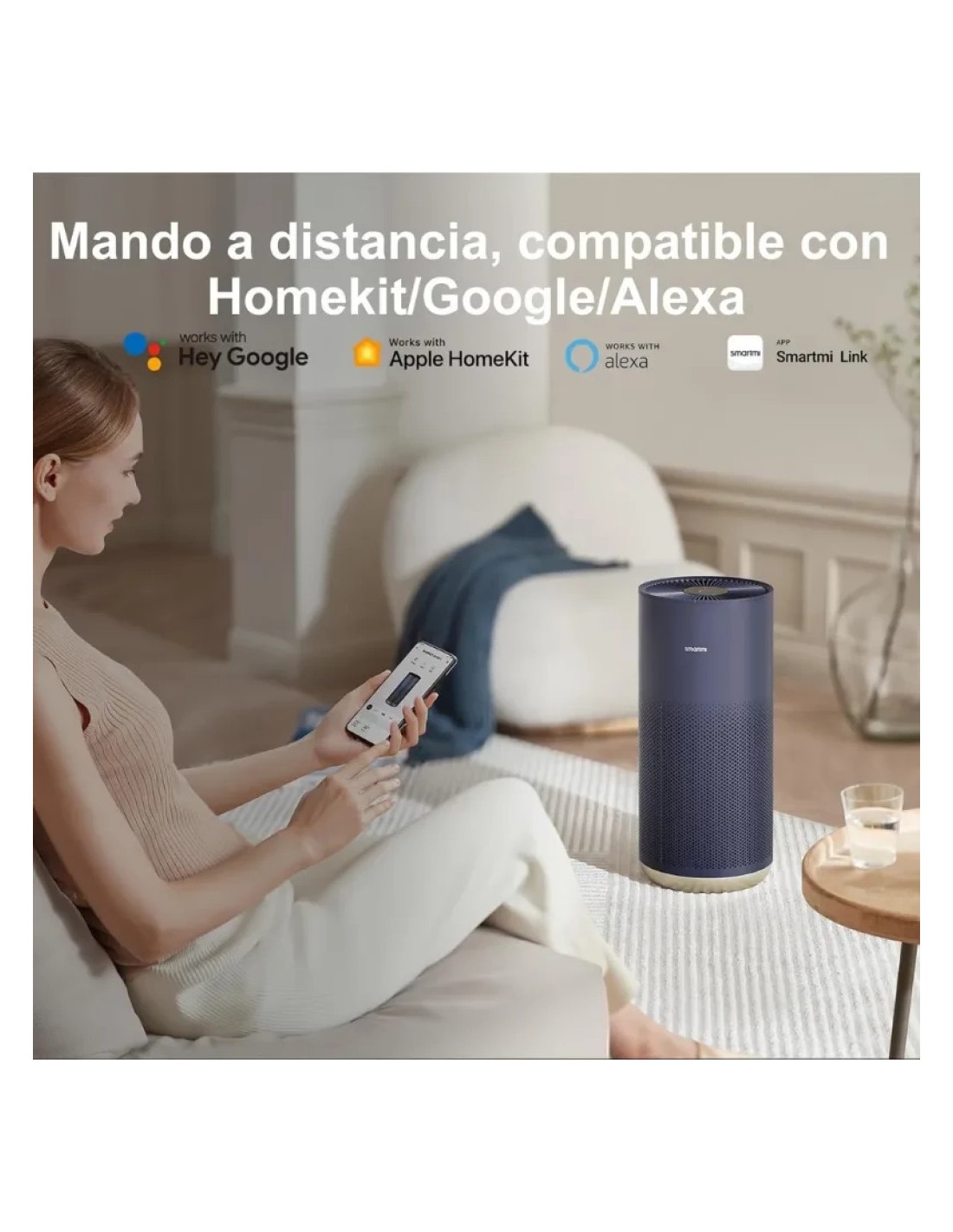 Purificador de aire Smartmi Air Purifier 2 40W CADR 353m³/h 53dB