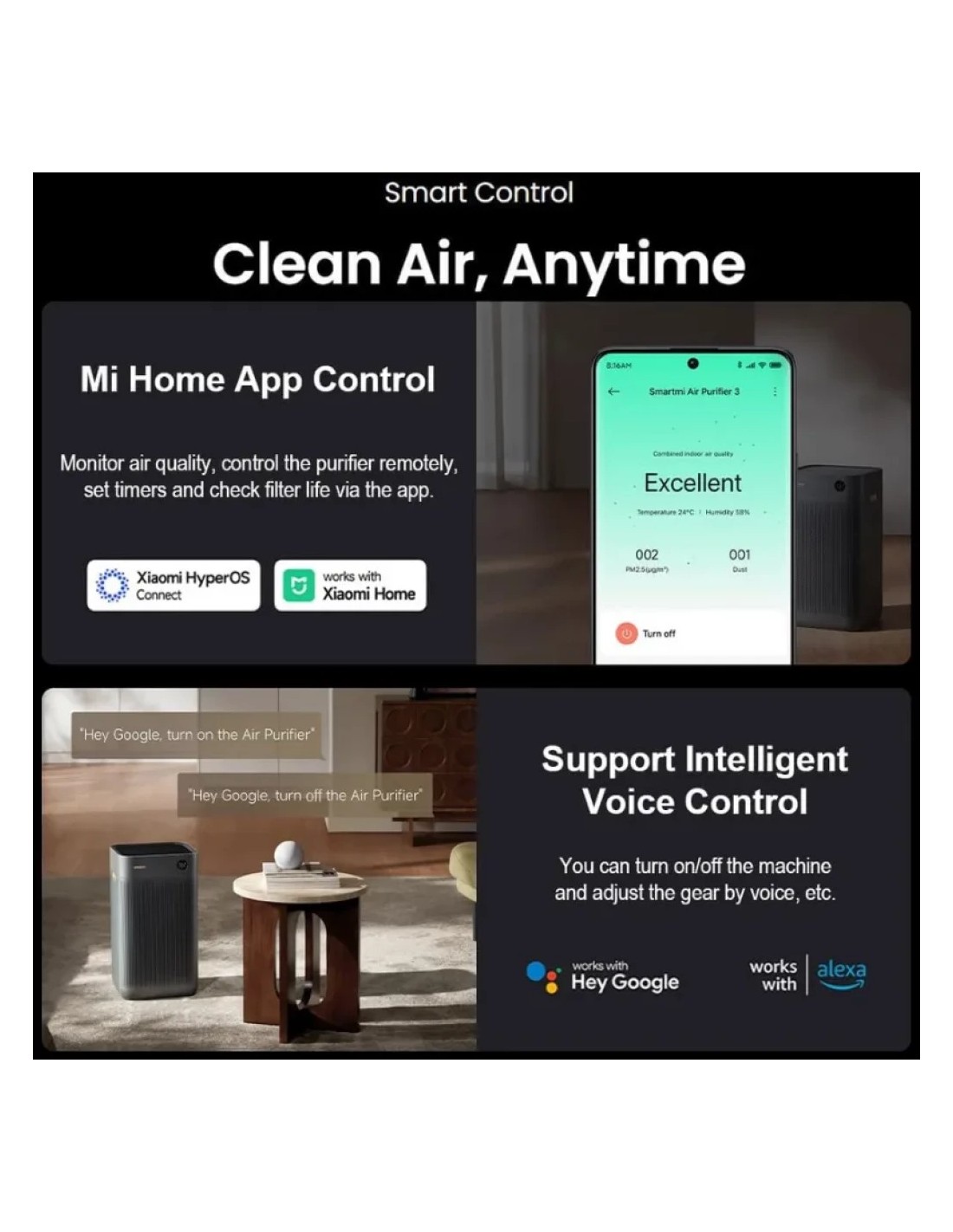 Purificador de aire Smartmi Air Purifier 3 40W en Logroño