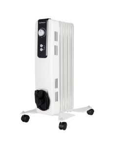 Radiador de aceite eléctrico Orbegozo RH 1000 1000W Blanco termostato 
