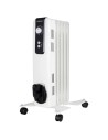 Radiador de aceite eléctrico Orbegozo RH 1000 1000W Blanco termostato 