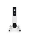Radiador de aceite eléctrico Orbegozo RH 1000 1000W Blanco termostato 