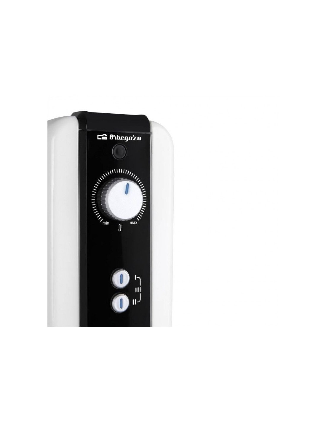 Radiador de aceite eléctrico Orbegozo RH 1000 1000W Blanco termostato 