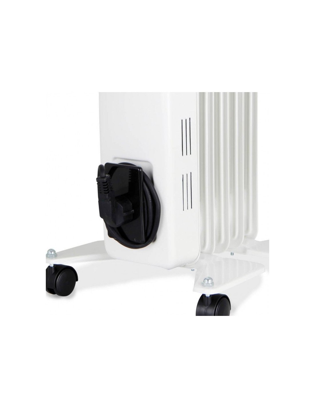 Radiador de aceite eléctrico Orbegozo RH 1000 1000W Blanco termostato 