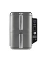 Freidora de aire caliente Ninja SL400EU Doble Vertical 9,5L Negro/Gris