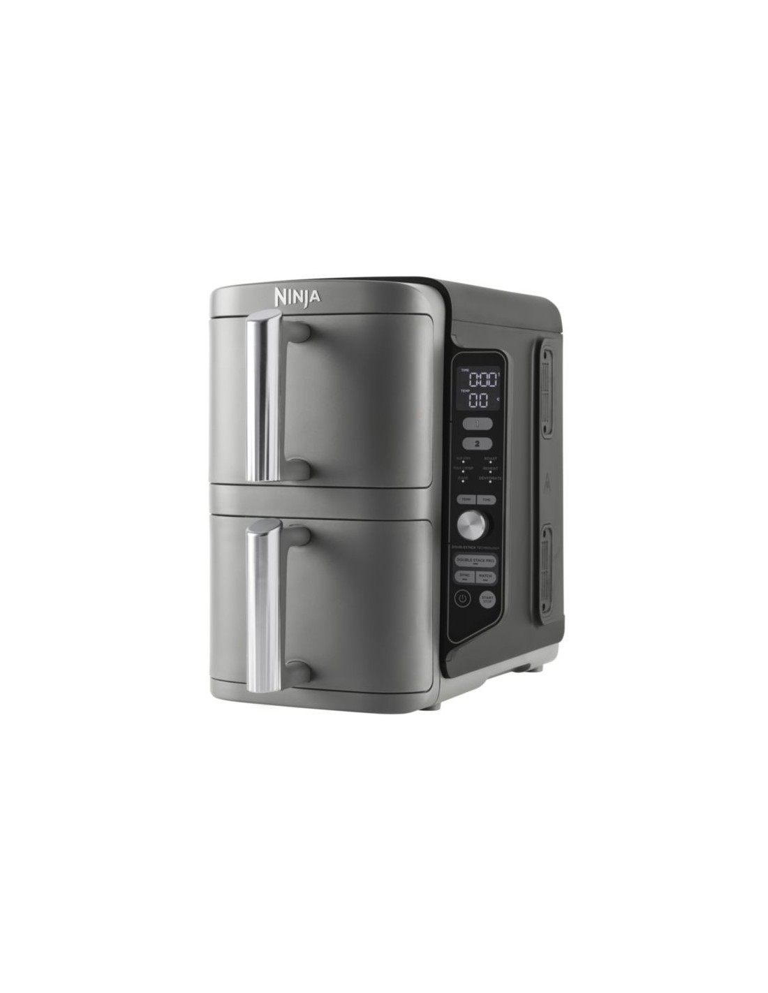 Freidora de aire caliente Ninja SL400EU Doble Vertical 9,5L Negro/Gris