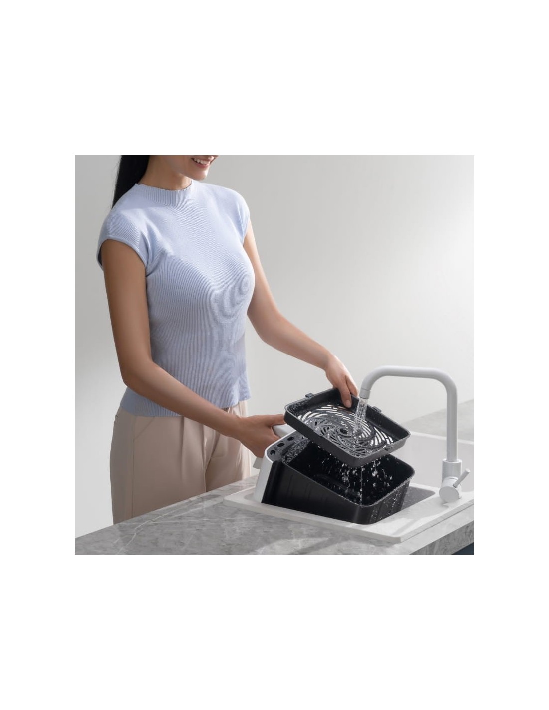 Freidora de aire Xiaomi Smart Air Fryer 6,5L Blanco 1800W en Logroño