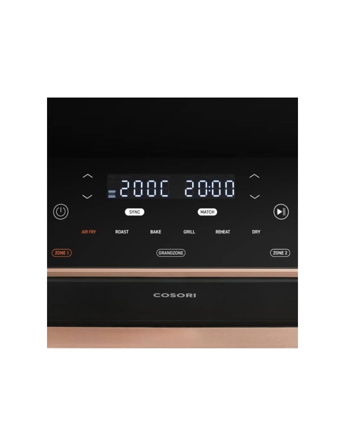Freidora de aire Cosori Dual Blaze TwinFry Chef Edition 2800W 10 L Neg