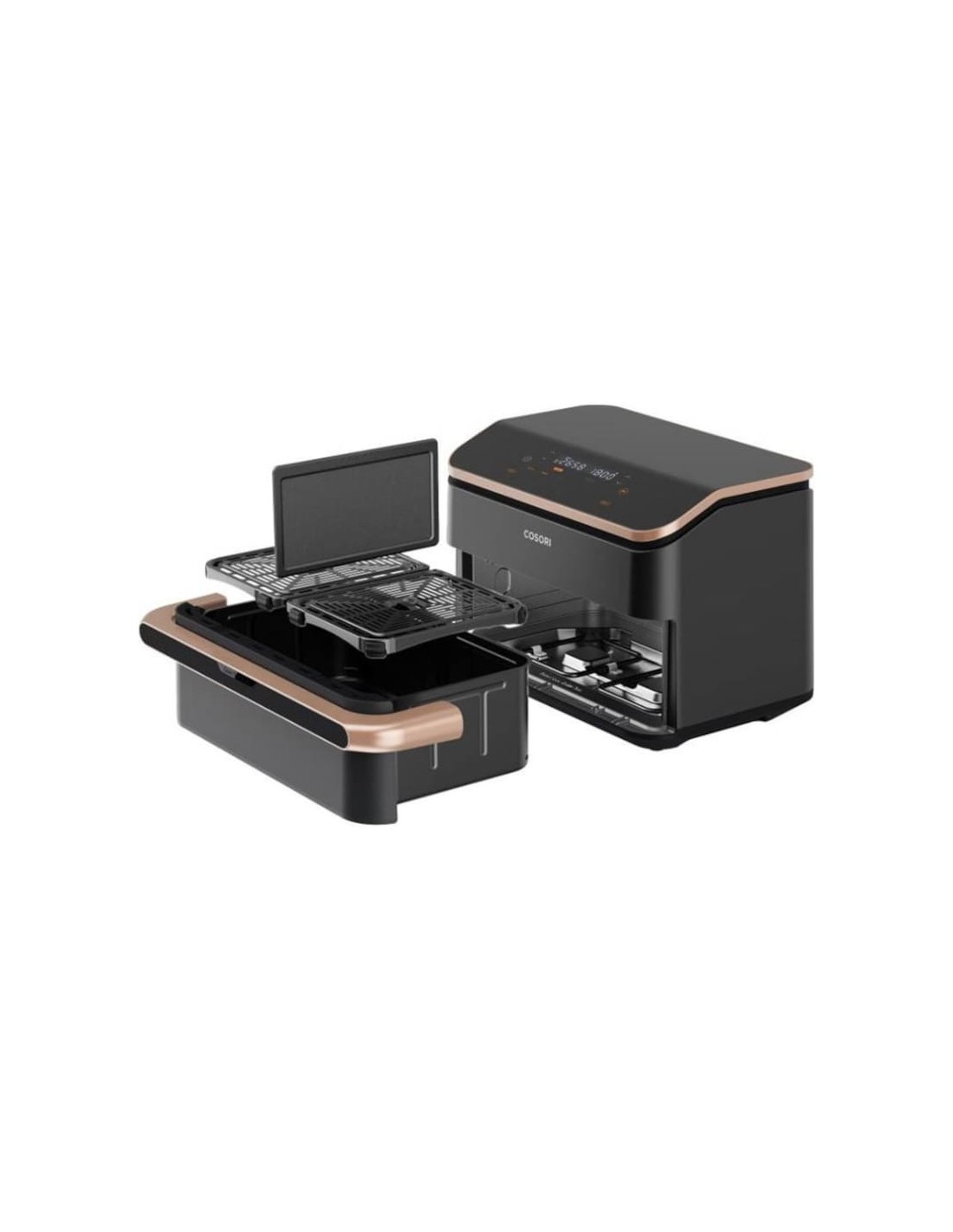 Freidora de aire Cosori Dual Blaze TwinFry Chef Edition 2800W 10 L Neg