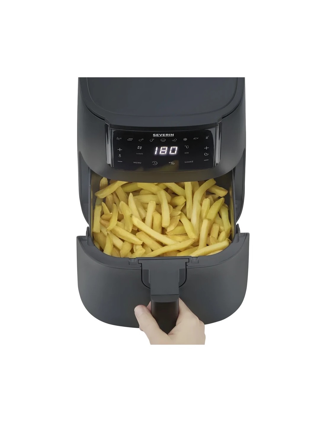 Freidora de aire Severin FR 2461 4L 1300W 8 Programas pantalla táctil