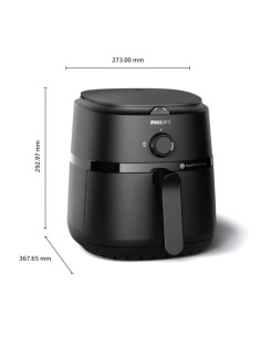 Freidora de aire Philips 1000 series NA120/00 4,2 L Negro 1500W 12 pro 2