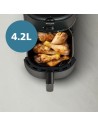 Freidora de aire Philips 1000 series NA120/00 4,2 L Negro 1500W 12 pro