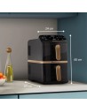 Freidora de aire Philips Airfryer Serie 4000 Doble Cesta Apilada 10L 2