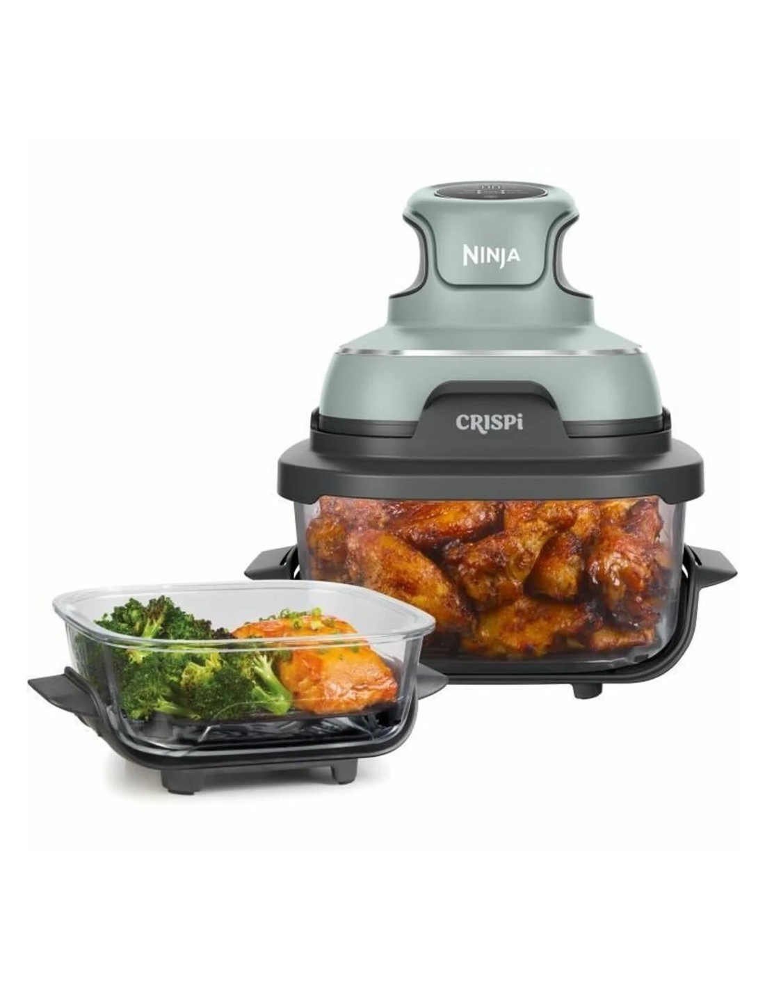 Freidora de aire Ninja CRISPi FN101EU 3,8L + 1,4L 1700W 4 en 1 Verde