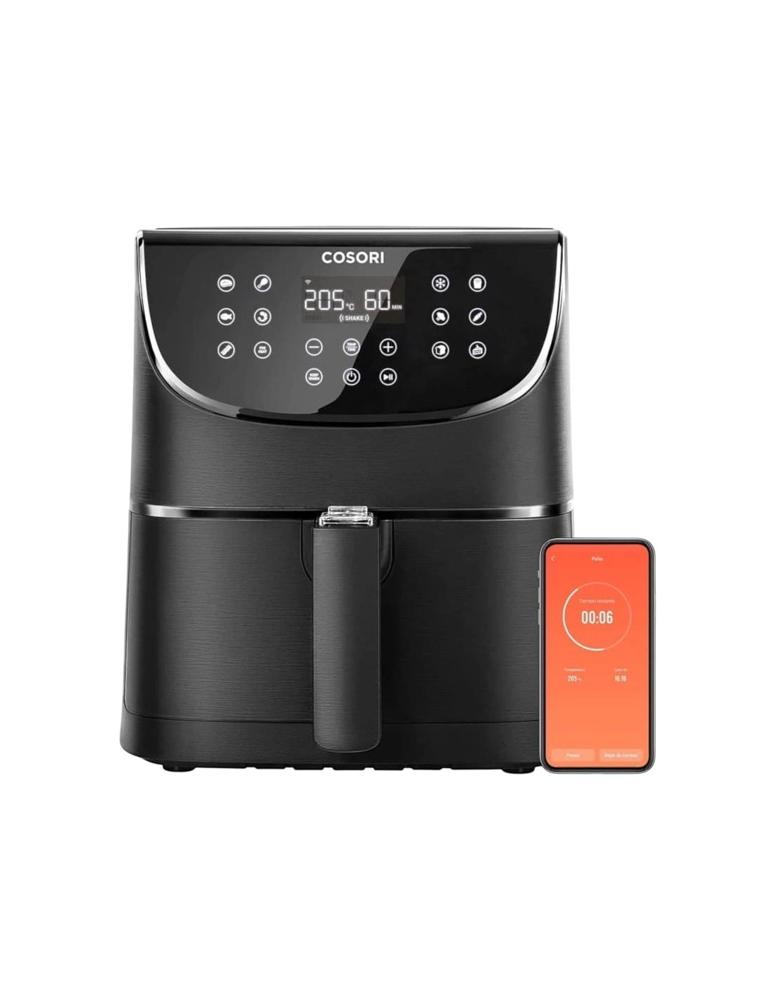 Freidora de aire Cosori Smart Chef Edition Negro 1700W 5,5 L