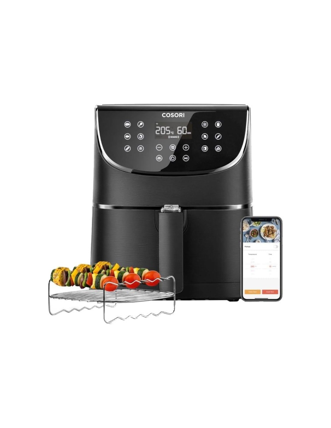 Freidora de aire Cosori Smart Chef Edition Negro 1700W 5,5 L