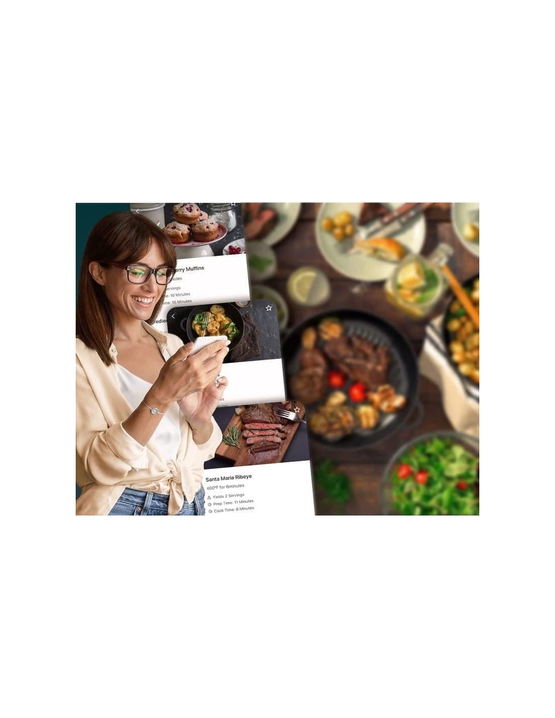 Freidora de aire Cosori Smart Chef Edition Negro 1700W 5,5 L
