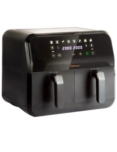 Freidora de aire Onemoon D8 Doble Cesta 4L + 4L Negra 1700W en Logroño