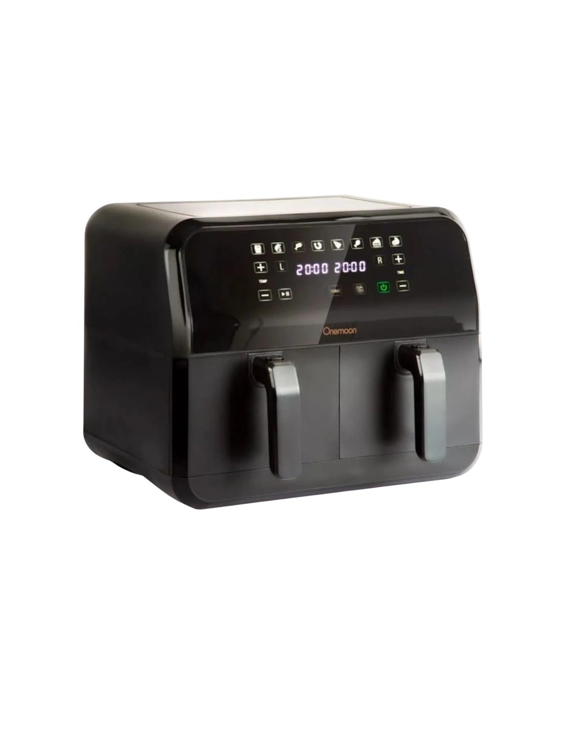 Freidora de aire Onemoon D8 Doble Cesta 4L + 4L Negra 1700W en Logroño