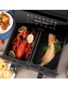 Freidora de aire Onemoon D8 Doble Cesta 4L + 4L Negra 1700W en Logroño