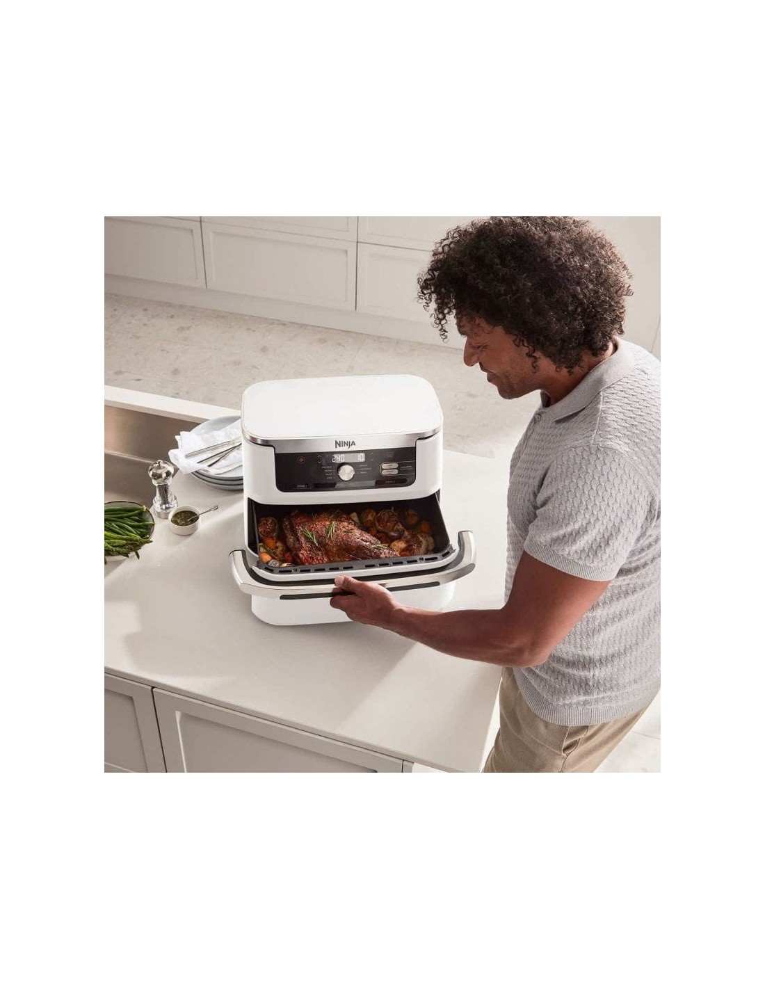 Freidora de aire Ninja Foodi FlexDrawer 10,4 L 2470W 7 programas doble