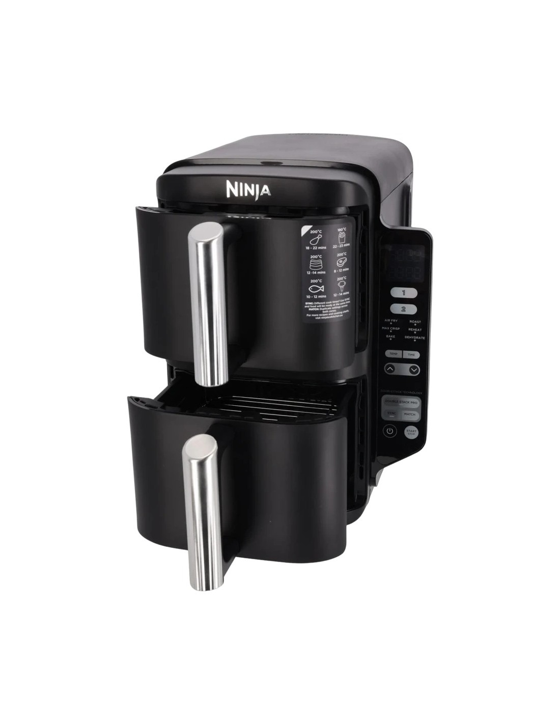 Freidora de aire Ninja Double Stack SL300EU Doble Cesta 7,6L 2470W 6 F