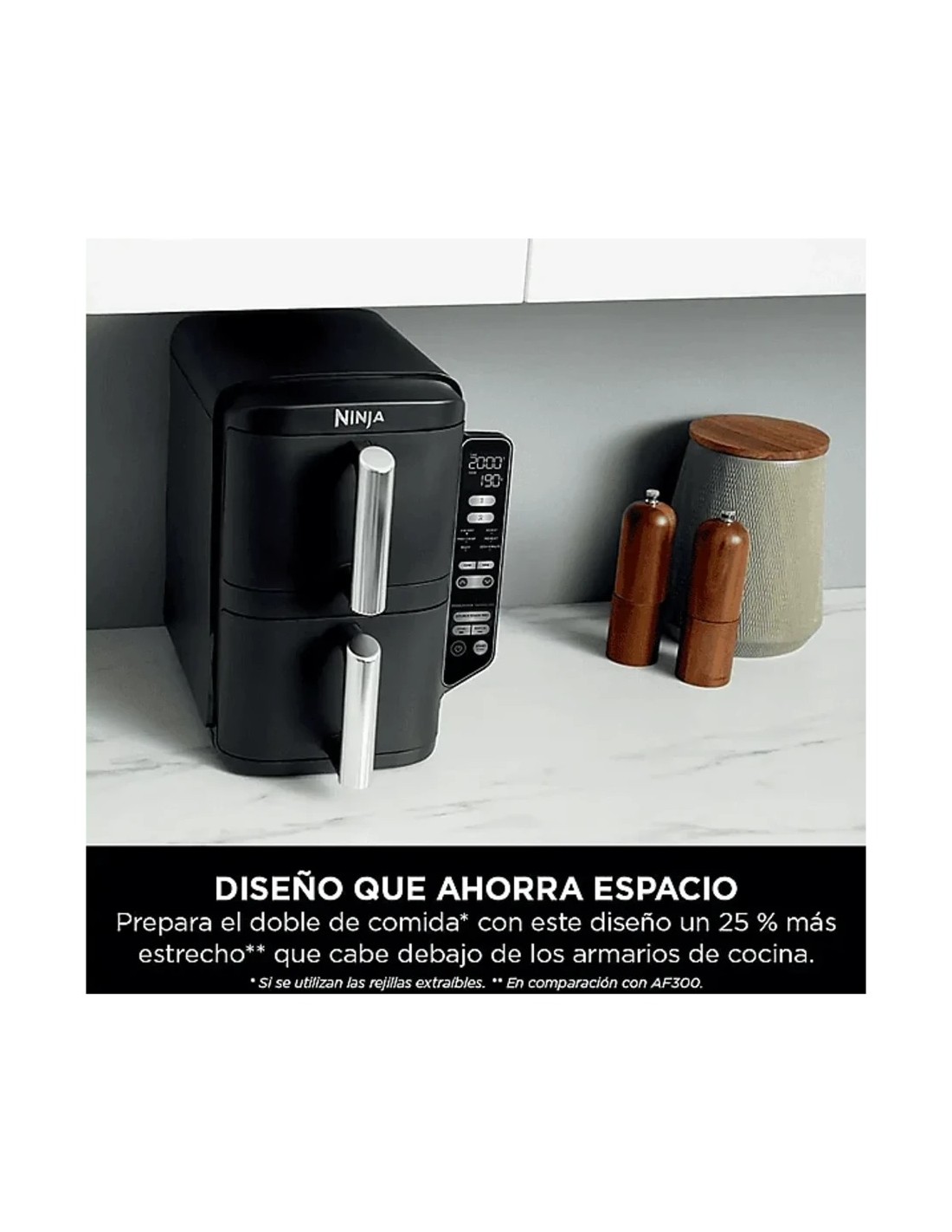 Freidora de aire Ninja Double Stack SL300EU Doble Cesta 7,6L 2470W 6 F