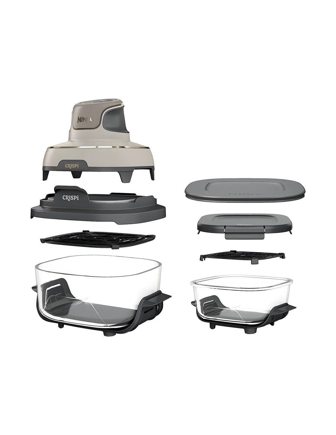 Freidora de aire Ninja CRISPi FN101EU 3,8L + 1,4L 1700W 4 en 1 Piedra