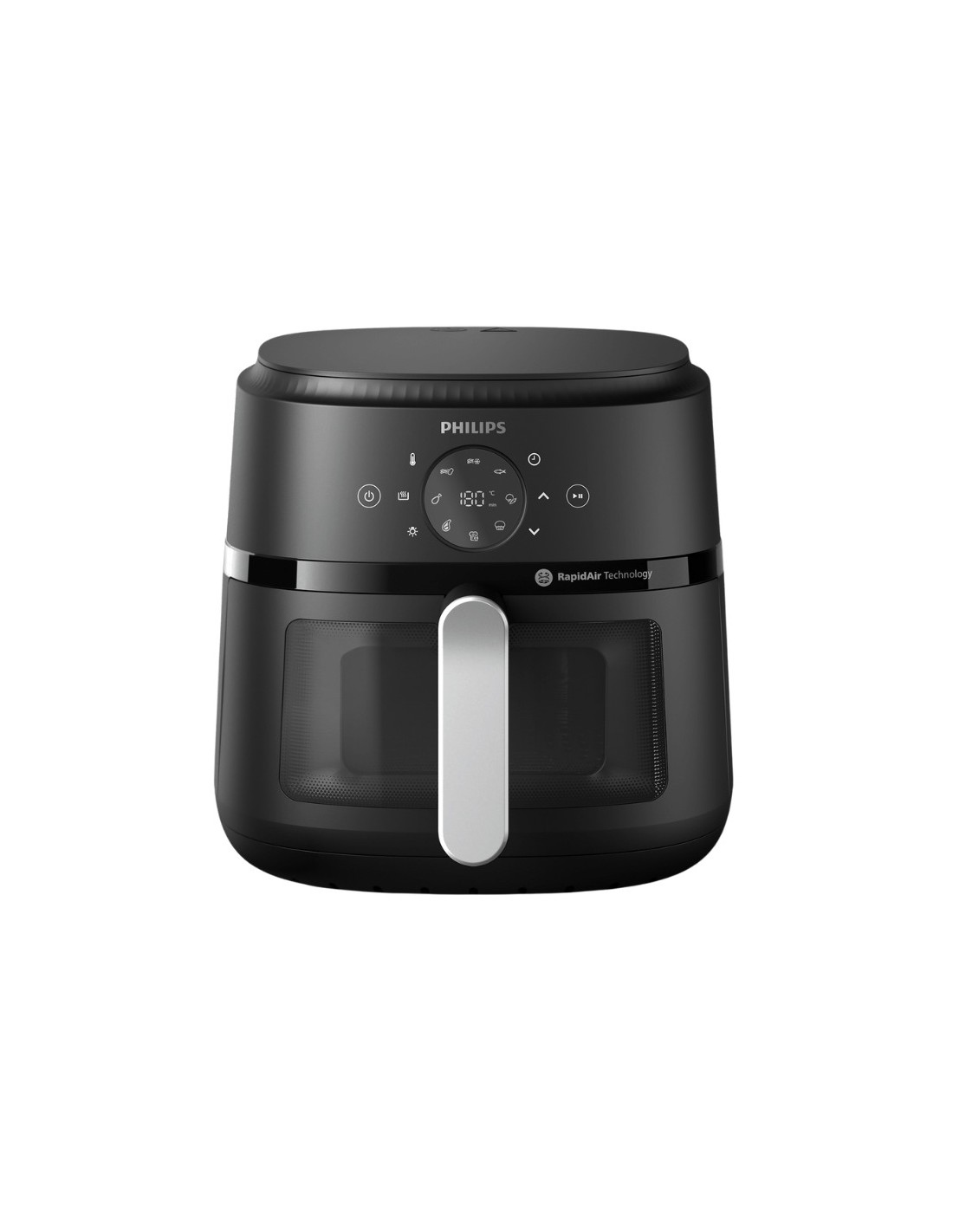 Freidora de aire Philips 2000 Series 6,2 L Plata 1700W 9 programas pan