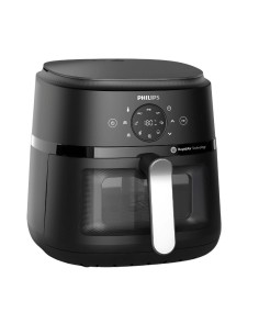 Freidora de aire Philips 2000 Series 6,2 L Plata 1700W 9 programas pan 2