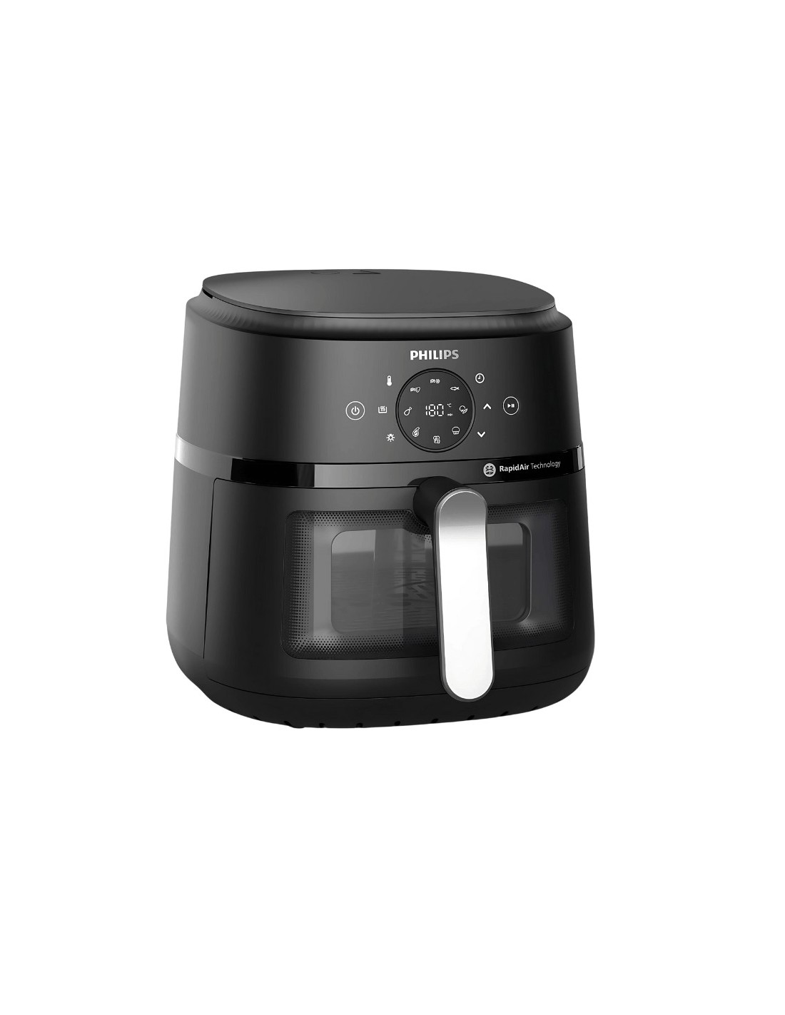 Freidora de aire Philips 2000 Series 6,2 L Plata 1700W 9 programas pan