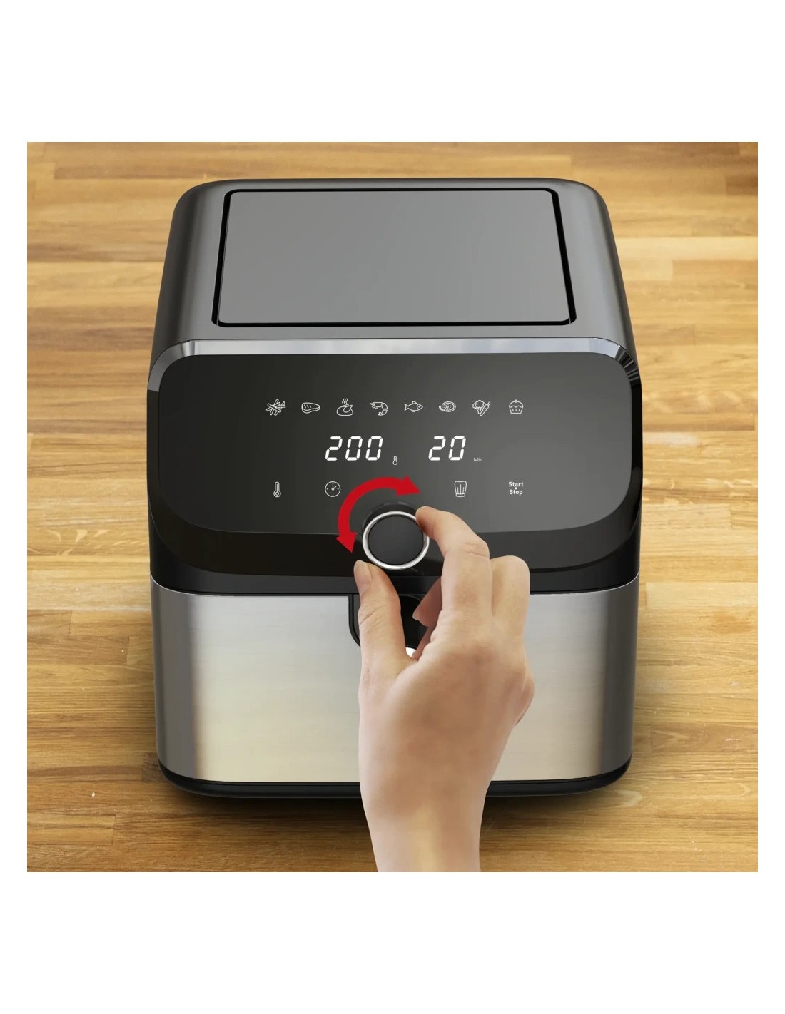 Freidora de aire Tefal Easy Fry Mega EY855D10 7,5L 2020W 8 Programas p