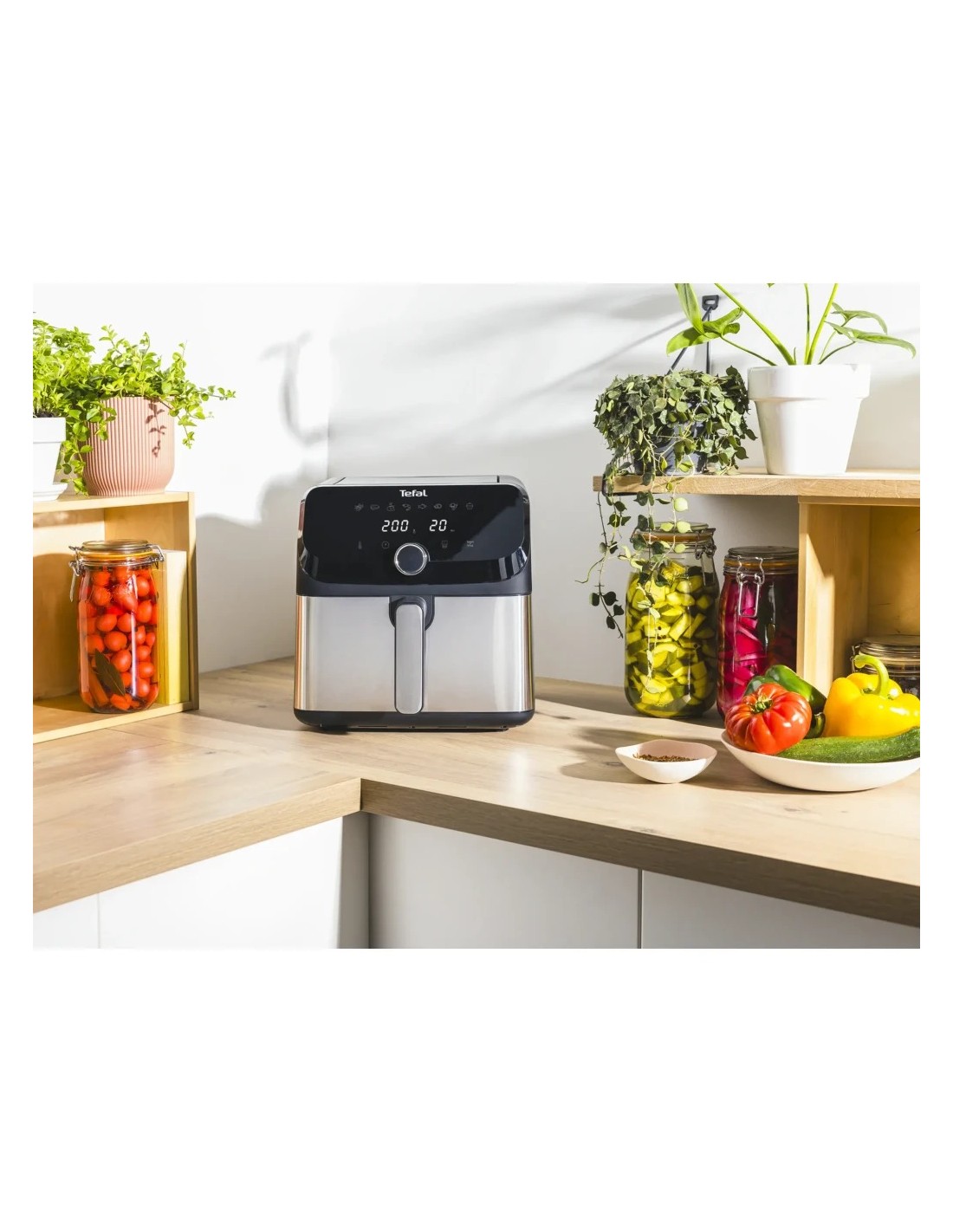 Freidora de aire Tefal Easy Fry Mega EY855D10 7,5L 2020W 8 Programas p