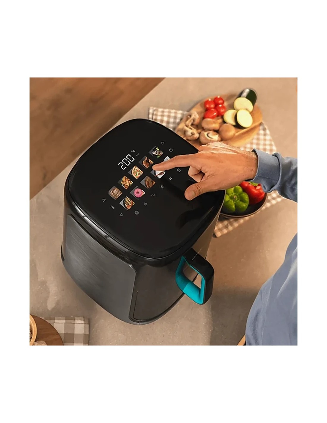 Freidora de aire Cecotec Cecofry&Grill Smokin'Prime 6500 6,5L 2200W 10