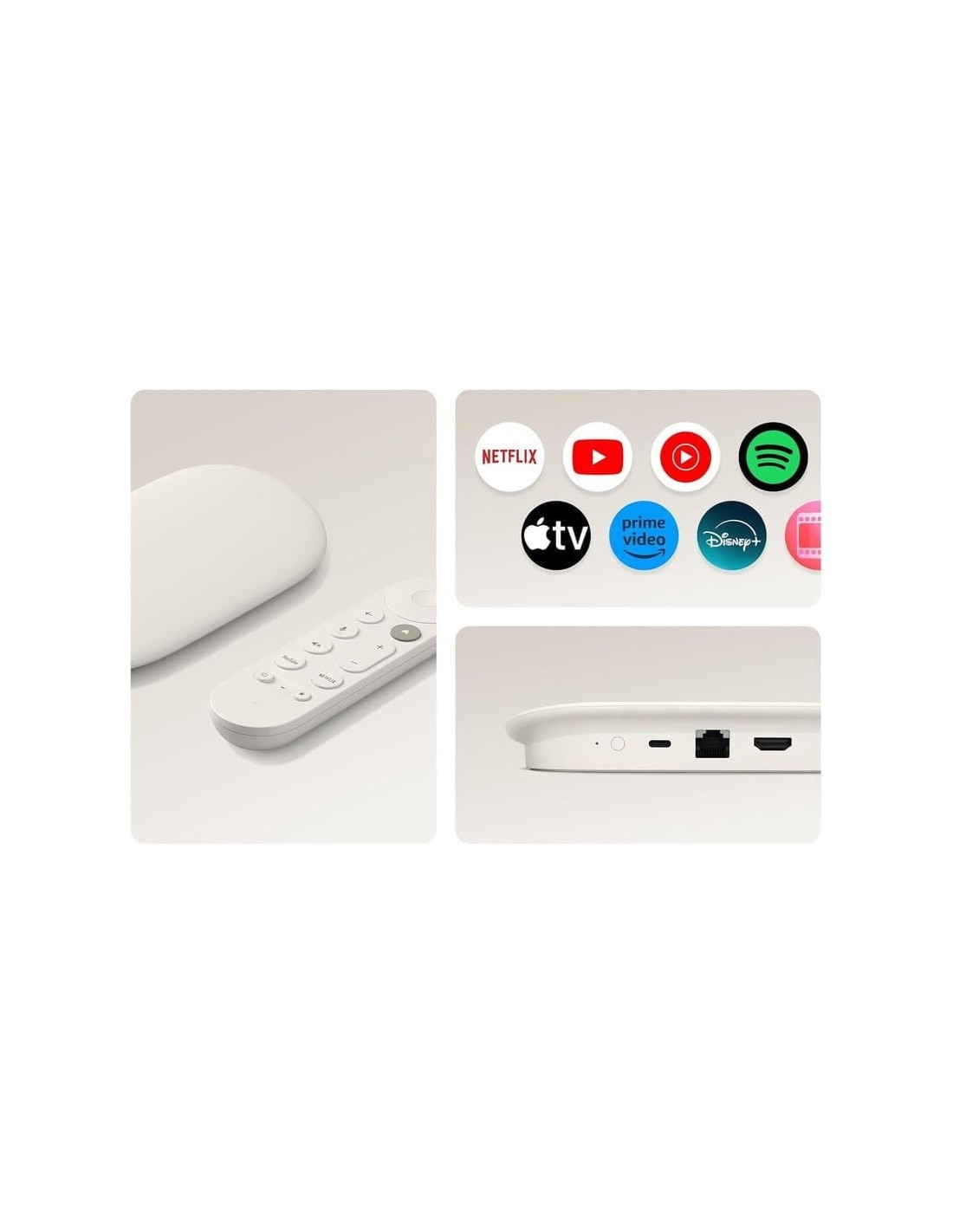 Google TV Streamer 4K Porcelana WiFi doble banda Bluetooth en Logroño