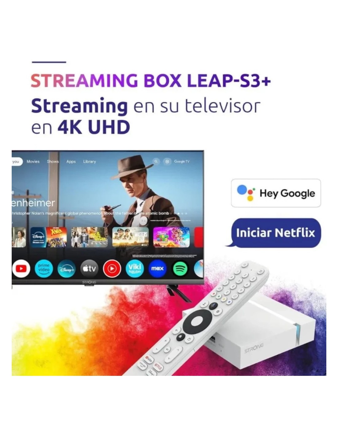 TV Box Strong Leap-S3+ V2 2GB/16GB Android 11 4K WiFi Bluetooth S905Y4