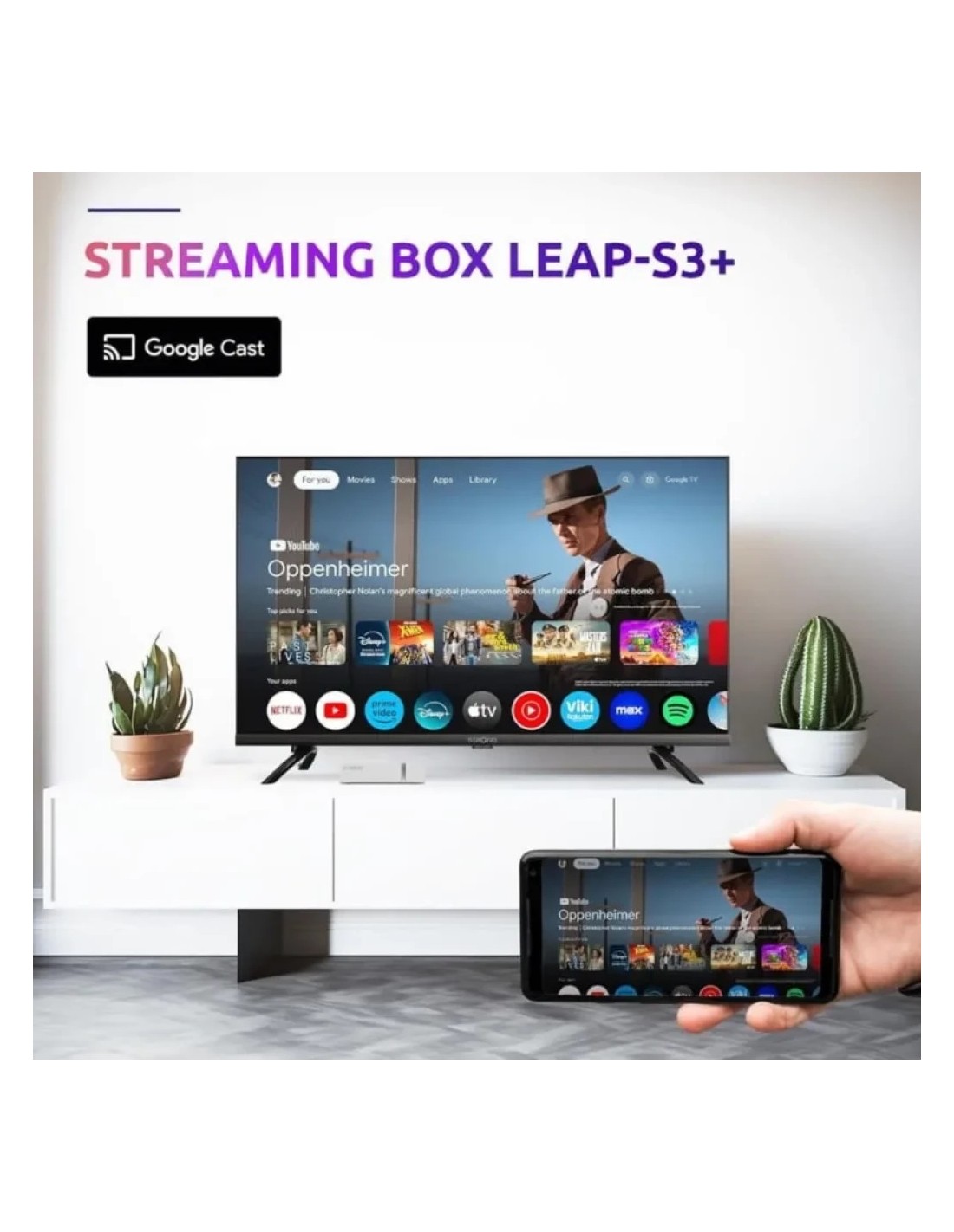 TV Box Strong Leap-S3+ V2 2GB/16GB Android 11 4K WiFi Bluetooth S905Y4