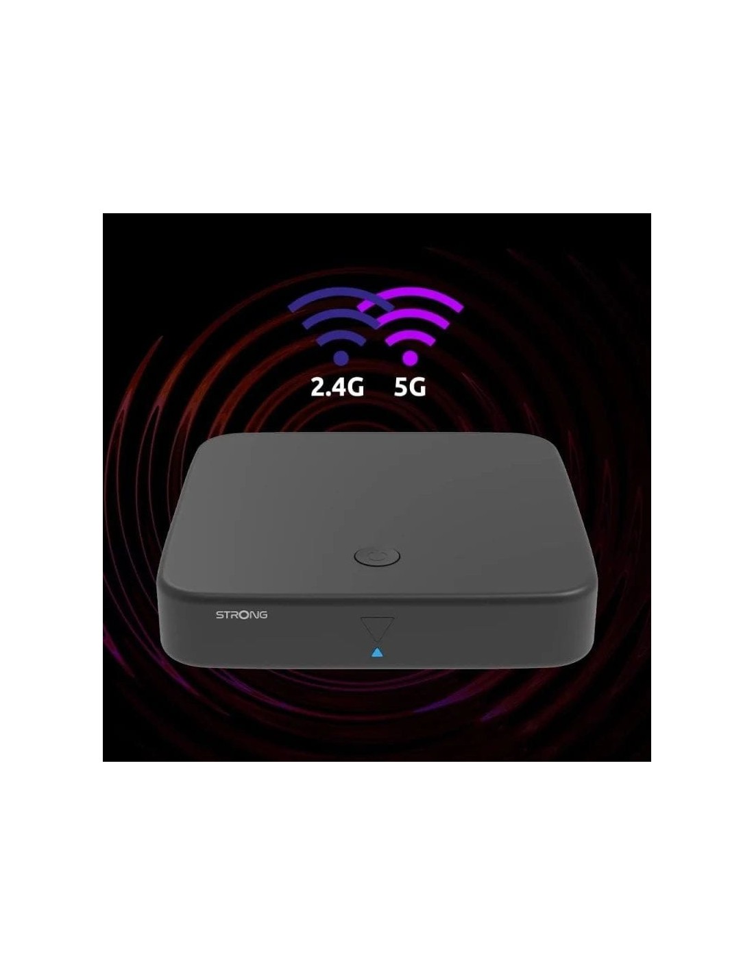 TV Box Strong SRT 420 Negro con TDT 2GB/8GB Android 4K HDR10+ WiFi Blu