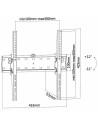 Soporte para TV Aisens WT55T-015 Fijo 32" VESA 400x400 mm Negro