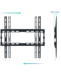 Soporte para TV TooQ LP1070F-B Fijo 70" VESA 400x400 mm Negro 2