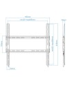 Soporte para TV TooQ LP1070F-B Fijo 70" VESA 400x400 mm Negro