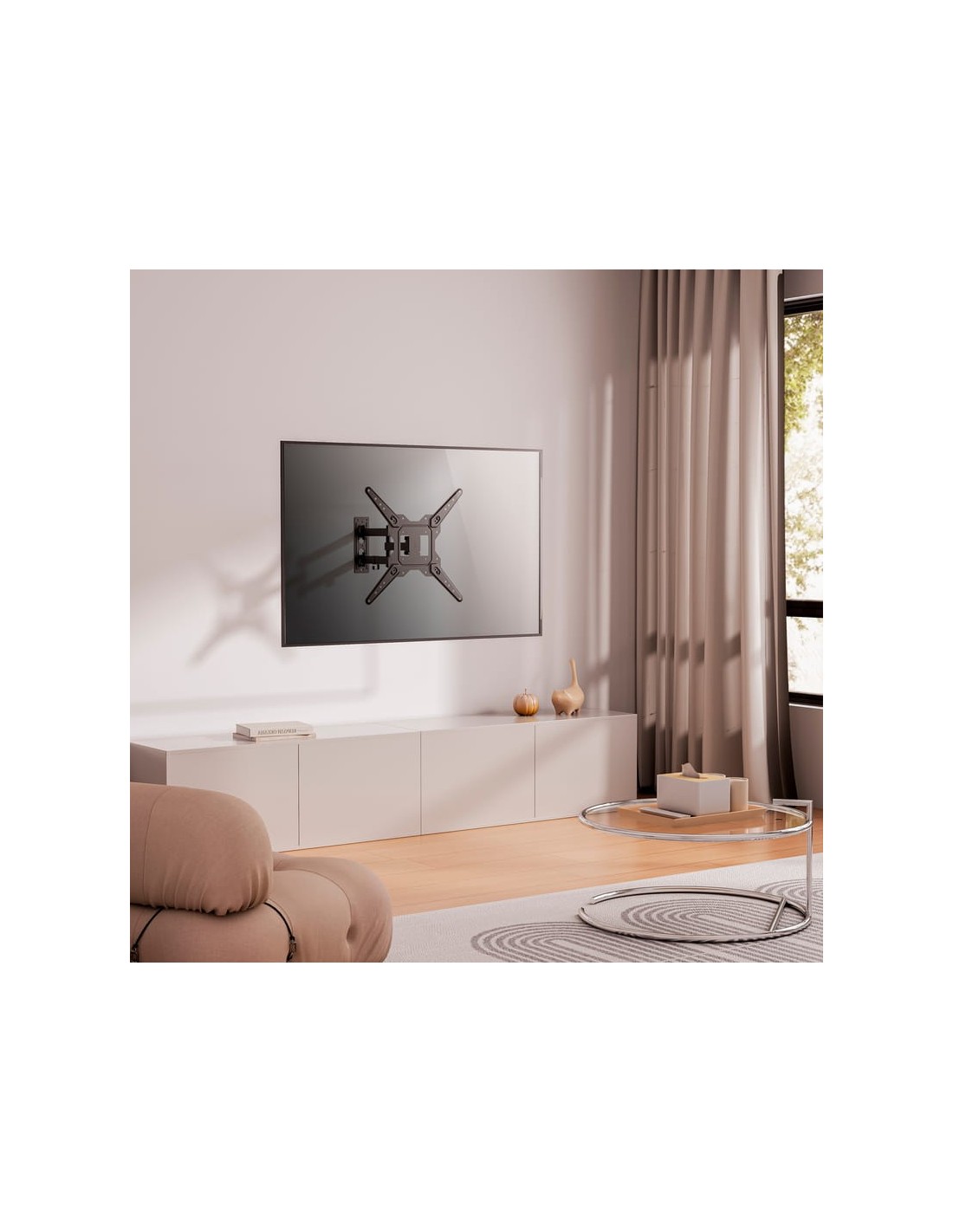 Aisens WT55TSE-153 (3 Pivotes) Giratorio e Inclinable 23-55" VESA 400x
