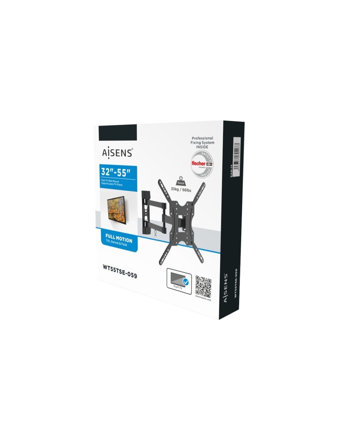 Soporte para TV Aisens WT55TSE-057 (2 Pivotes) giratorio e inclinable 