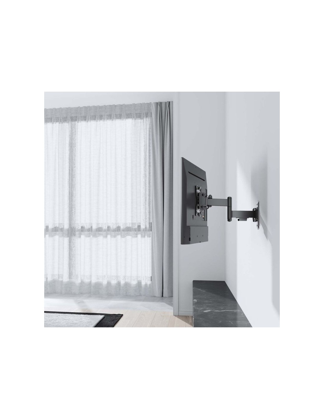 Soporte de pared Giratorio AISENS WT32TSR-381 Negro en Logroño