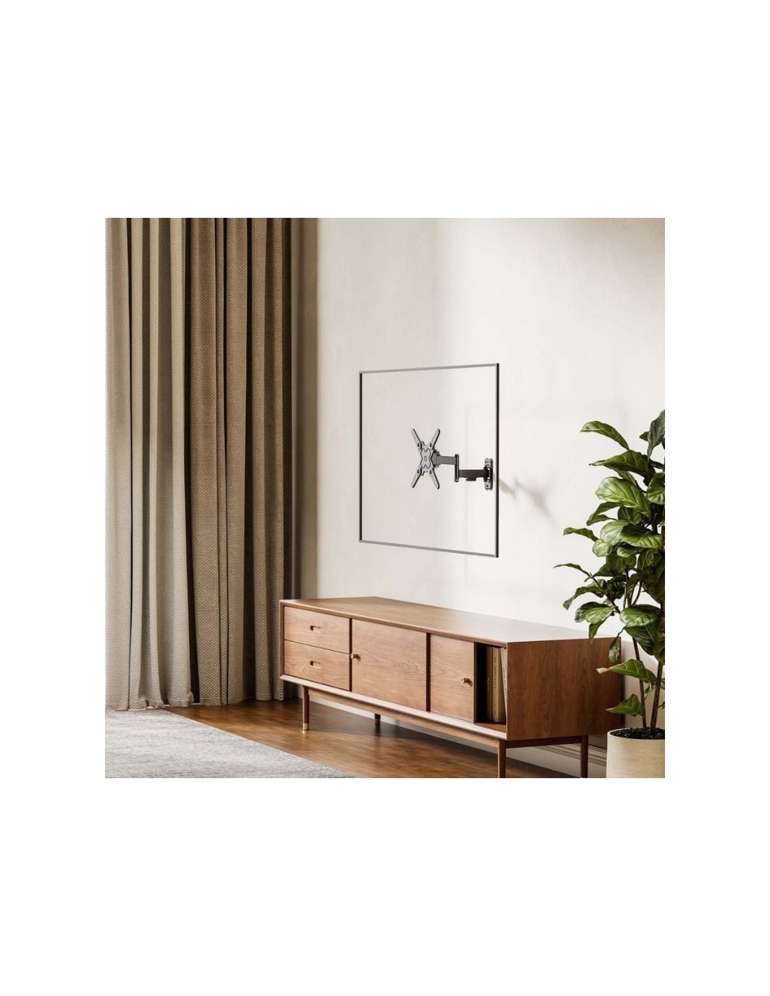 Soporte de pared Giratorio AISENS WT32TSR-381 Negro en Logroño